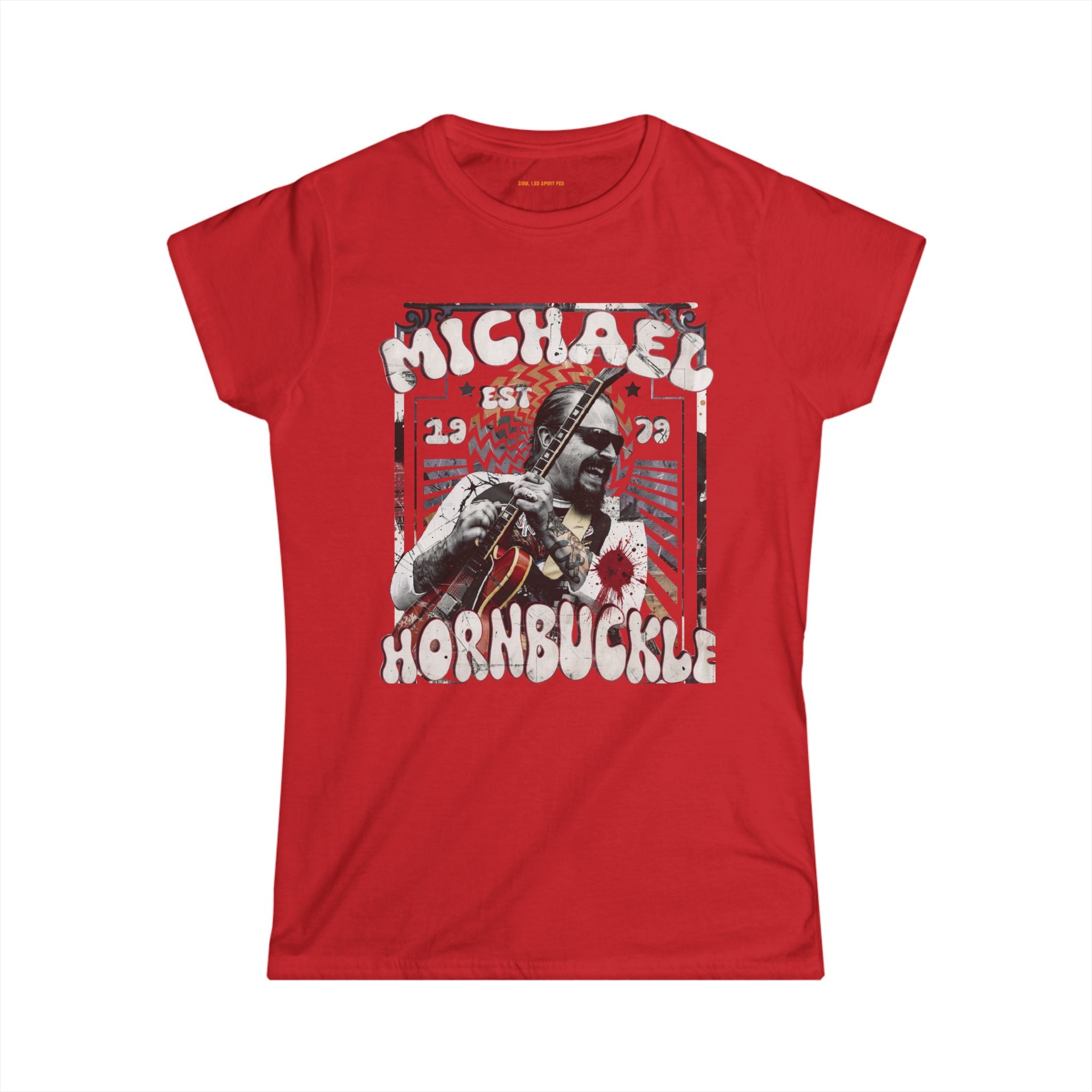 "Michael Hornbuckle" Women's Retro Wrestling Tee