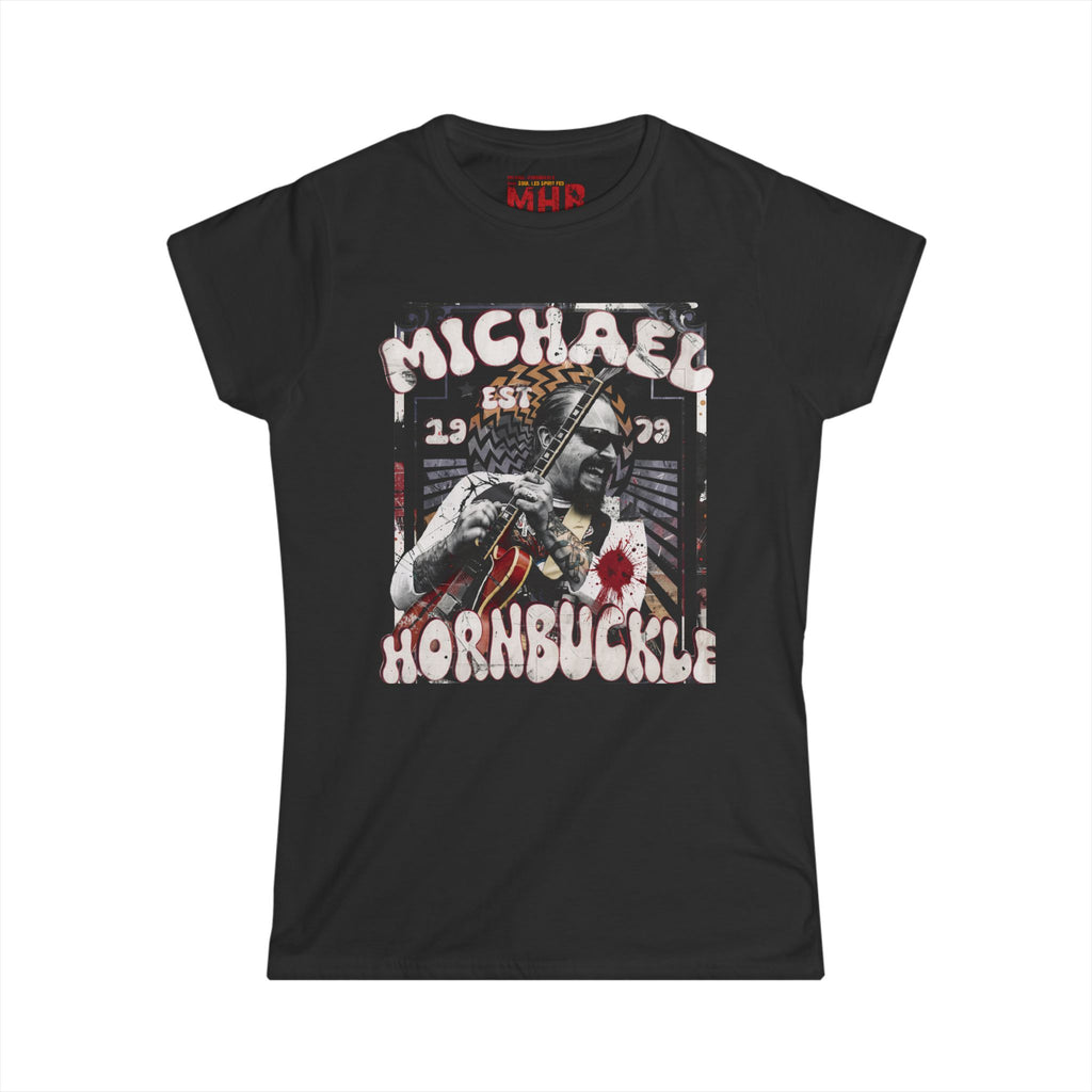 "Michael Hornbuckle" Women's Retro Wrestling Tee
