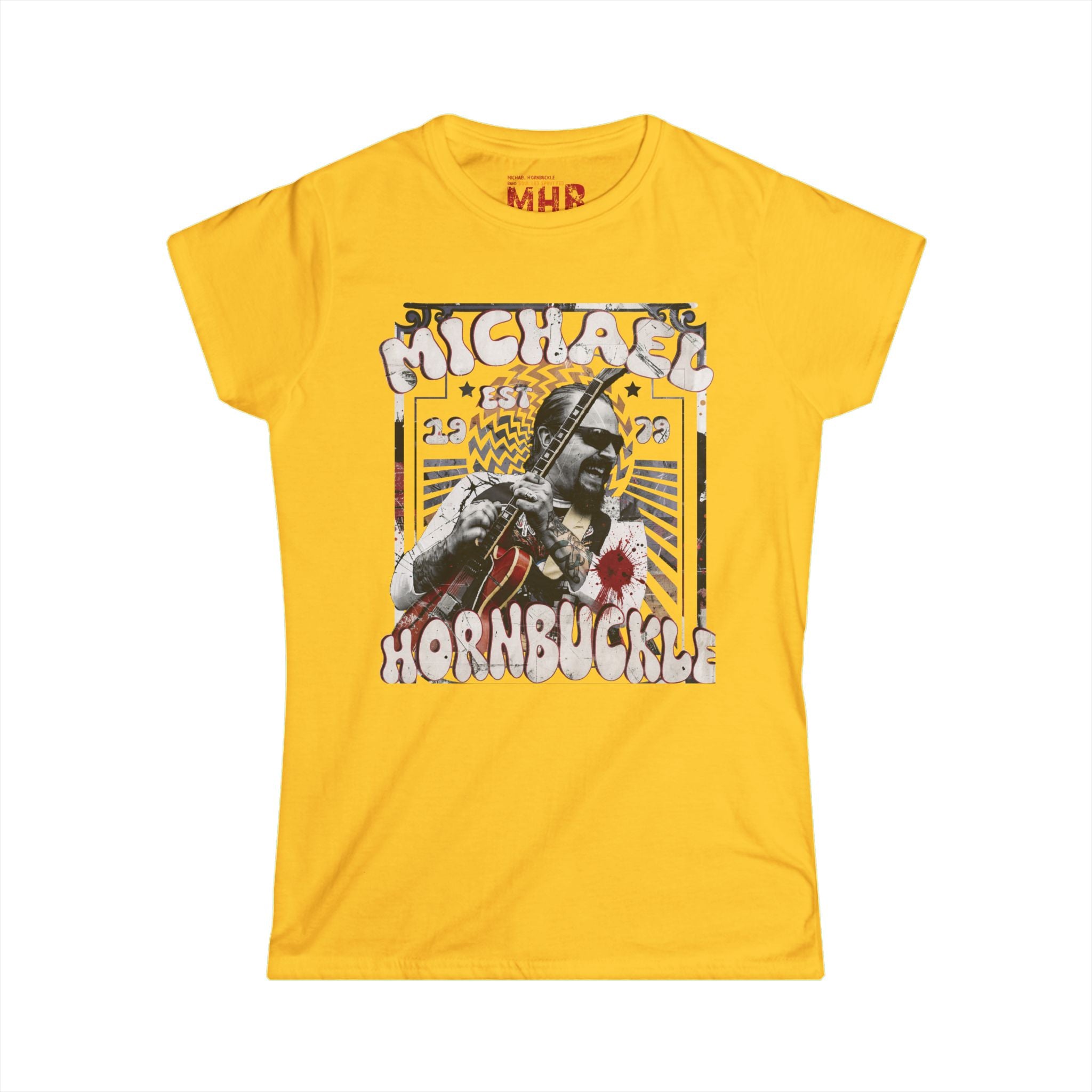 "Michael Hornbuckle" Women's Retro Wrestling Tee