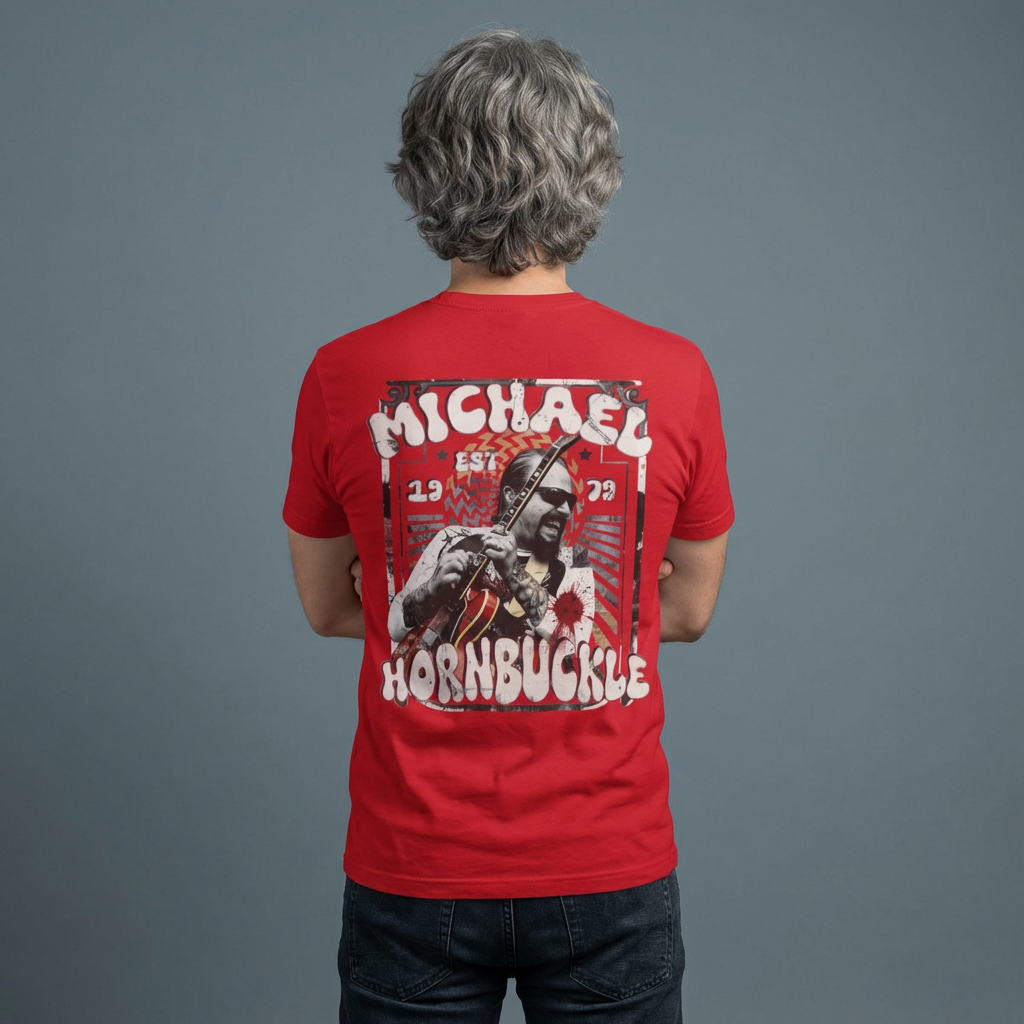 Retro "Michael Hornbuckle" Vintage Concert T‑Shirt