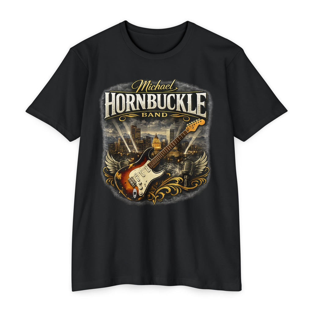 Michael Hornbuckle Band Guitar T‑Shirt – Vintage Rock Custom Tee