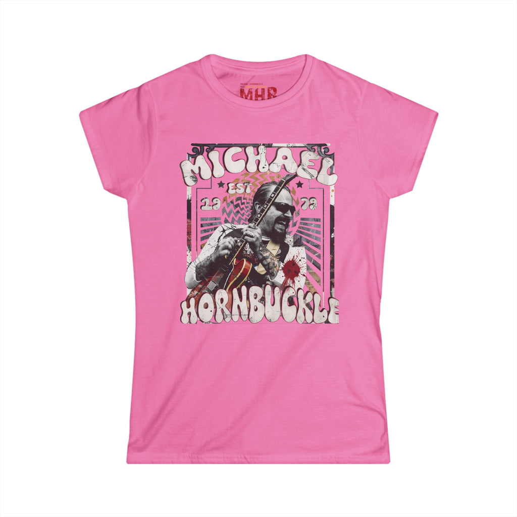"Michael Hornbuckle" Women's Retro Wrestling Tee